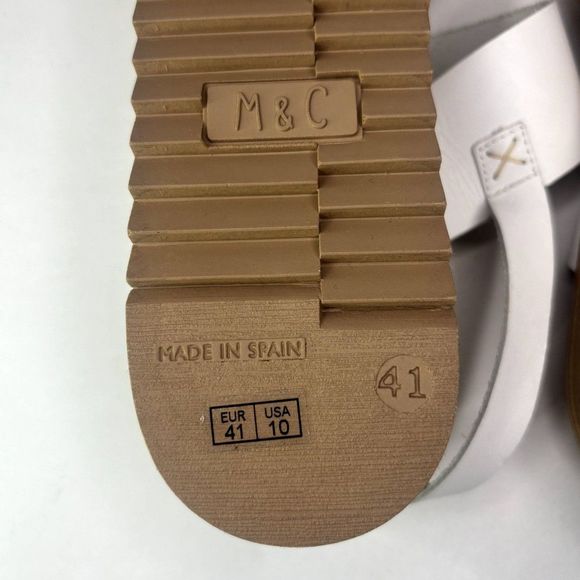 Musse & Cloud Isadora Leather Platform Wedge Sandals Comfy Slingback Womens NWOB - Picture 10 of 12